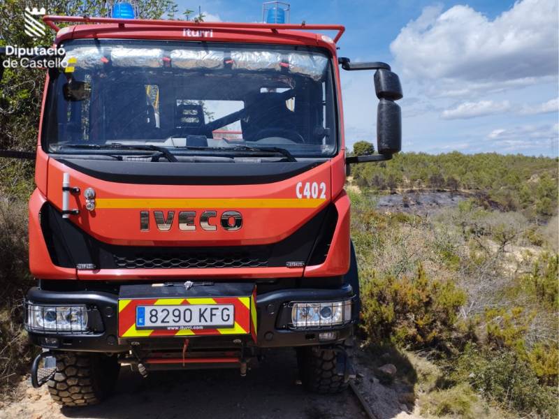 Declarado un nuevo incendio en Les Coves de Vinromà (Castellón)