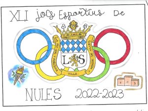 Mascota y cartel ‘XLI Juegos Deportivos 2023’ Nules – Castellón