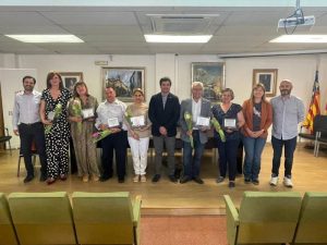 Homenaje a los empleados públicos del Ayuntamiento de Borriol (Castellón)