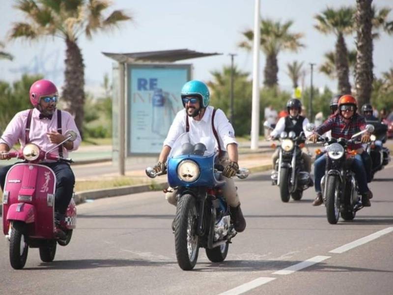 Ruta Distinguished Gentleman’s Ride entre Castellón y Benicàssim, un evento solidario y benéfico