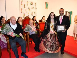 Homenaje a Rosario Cubedo Ortí y Francisco Rodríguez De Arcos de 99 años y vecinos de Vila-real (Castellón)