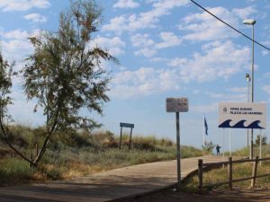 Quinto año de bandera azul para la playa Les Marines de Nules (Castellón)