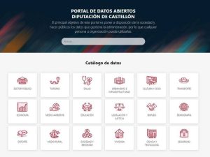 Plataforma de datos abiertos de la Diputación de Castellón para la ciudadanía