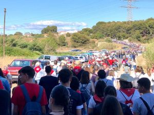 Multitud de personas se congregan en la Romería a Santa Quitèria 2023 de Almassora -Castellón