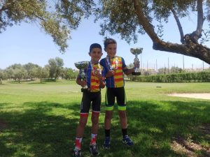 Campeones autonómicos de ciclismo: Mario de Zayas Marín y Marc Marín Falcó de Santa Magdalena – Castellón