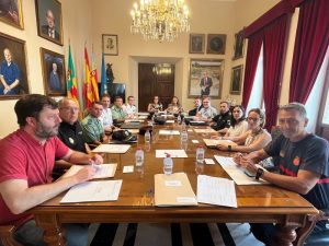 Control de seguridad en los accesos a la playa del Gurugú para la ‘Noche de San Juan 2023’ en Castellón