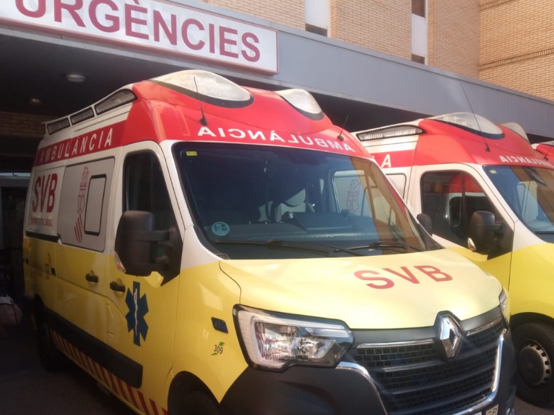 5 hombres heridos en una accidente de tráfico en el camino Serradal de Castellón