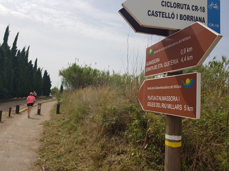 Consorcio gestor trabaja en la adecuación de caminos y rutas en la Desembocadura del río Mijares – Castellón