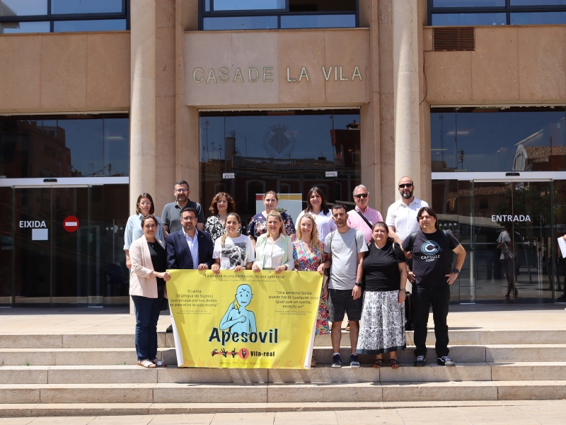 Conmemoración del Día nacional de la lengua de signos 2023 en Vila-real (Castellón)