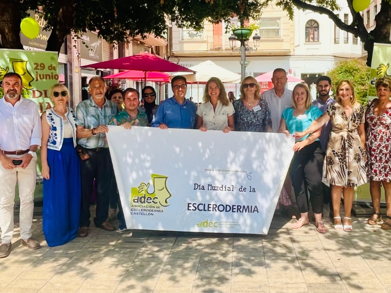 Castellón celebra el Día Mundial de la Esclerodermia 2023 con el apoyo del consistorio