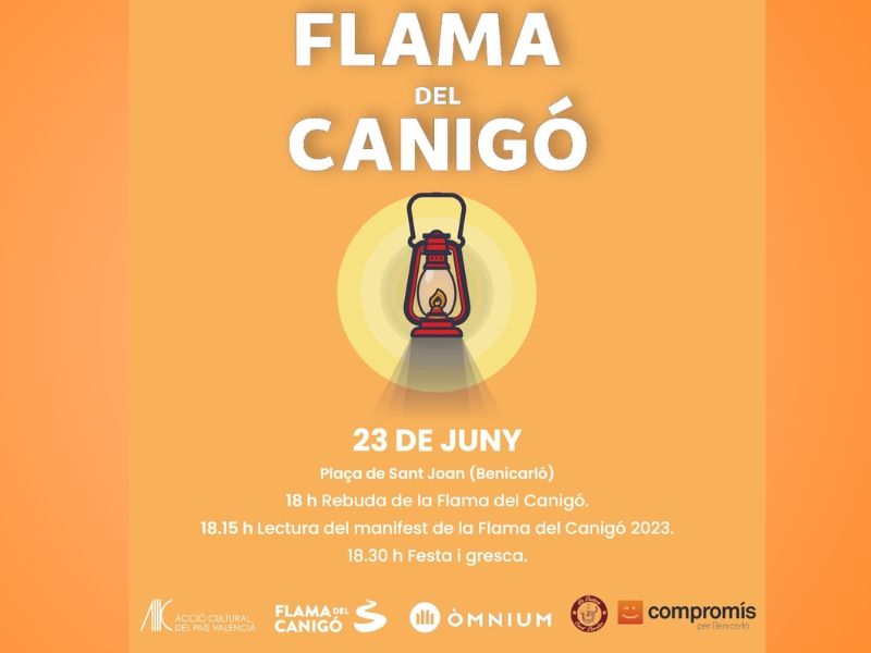 Este viernes llega ‘La flama del Canigó’ con la verbena de San Juan 2023 a Benicarló – Castellón