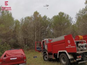 Se declara un incendio forestal en Betxi – Castellón