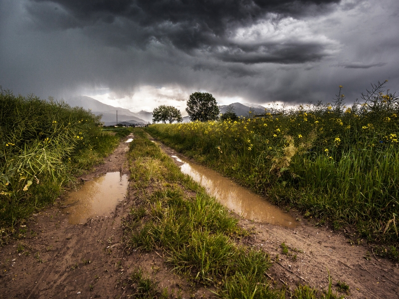 Las intensas lluvias de este domingo dejan hasta 42,8 l/m2 en algunas localidades de la provincia de Castellón