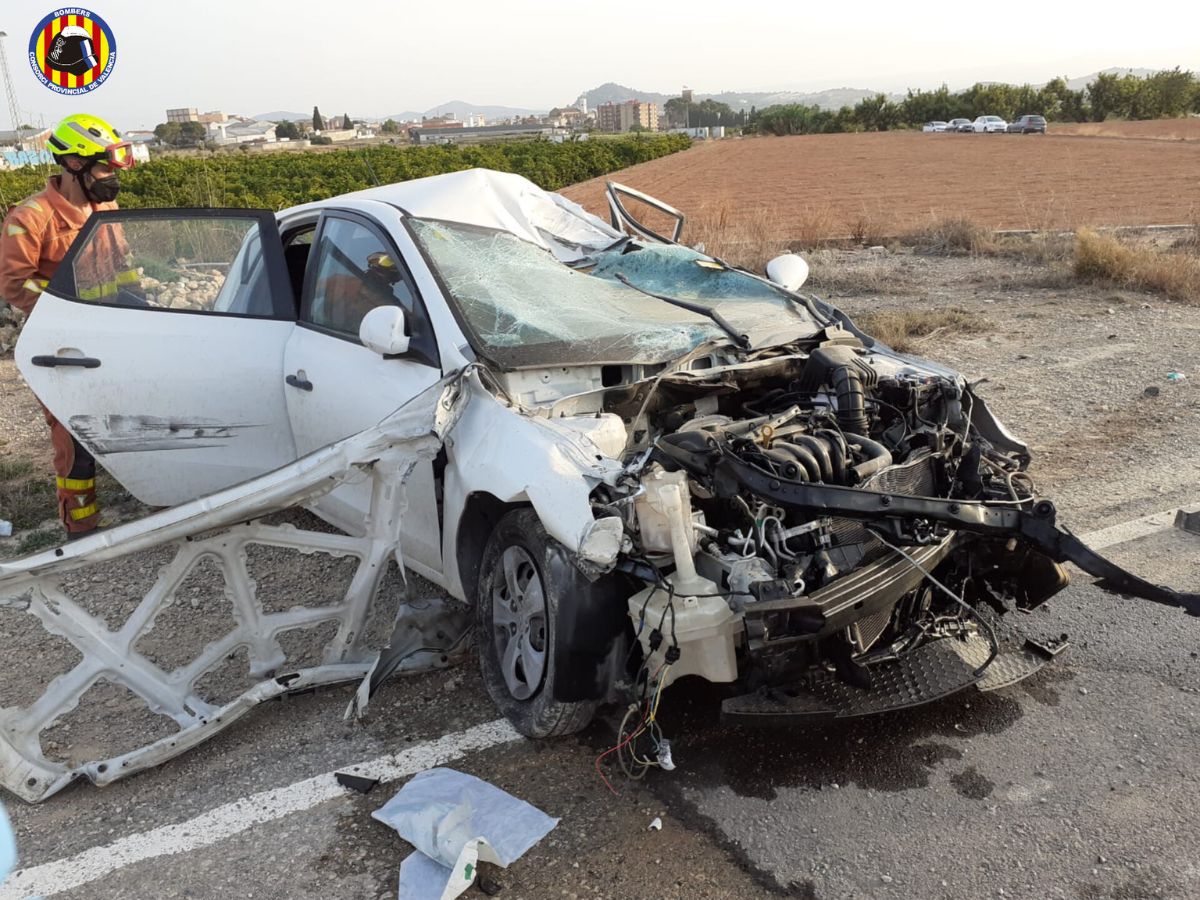 Herido tras salir despedido de su coche en la CV-35 en Benissanó – Valencia