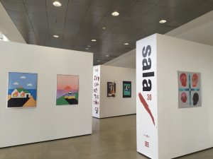 El aeropuerto de Castellón acoge la extensión de la muestra de artistas ucranianos del Macvac de Vilafamés