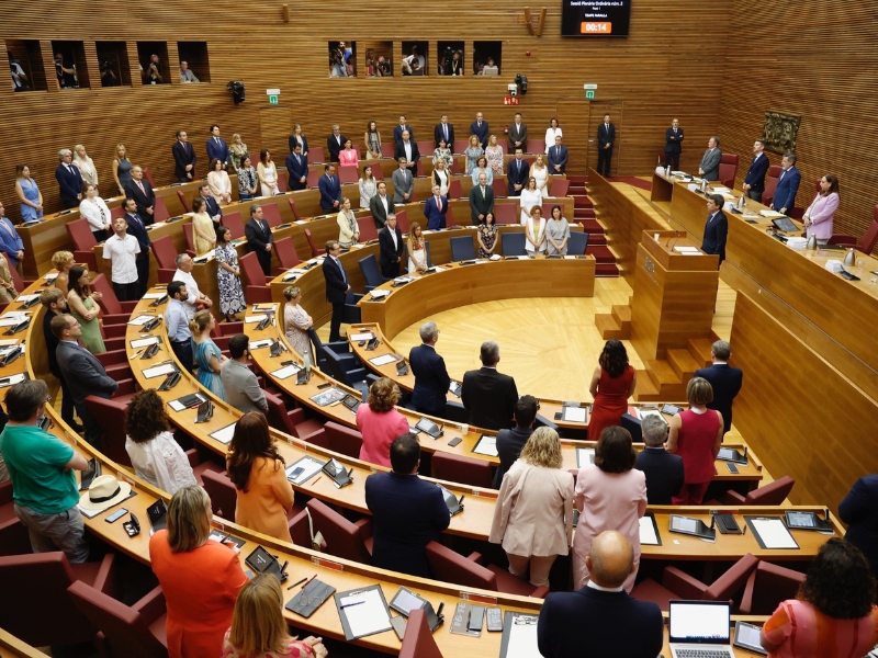 Pleno de investidura de Carlos Mazón a la Presidencia de la Generalitat Valenciana