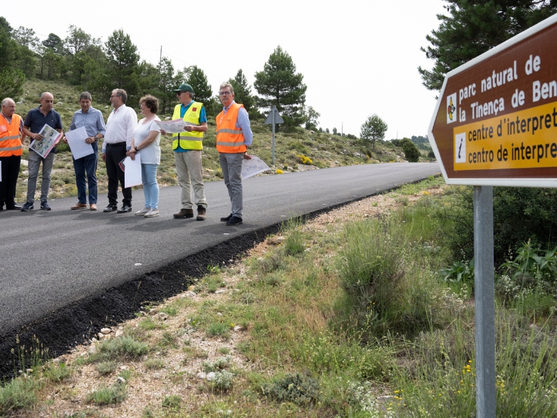 «Cuestión de días» para finalizar las obras de la CV-105, la CV-110 y la CV-111 en el interior norte de Castellón