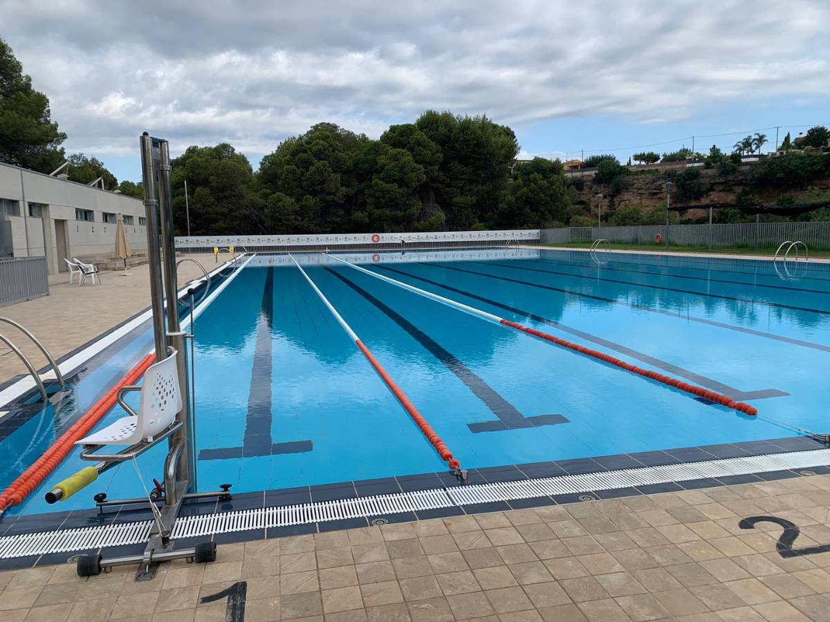 Mayor disponibilidad con dos carriles en la Piscina del Termet de Vila-real (Castellón)