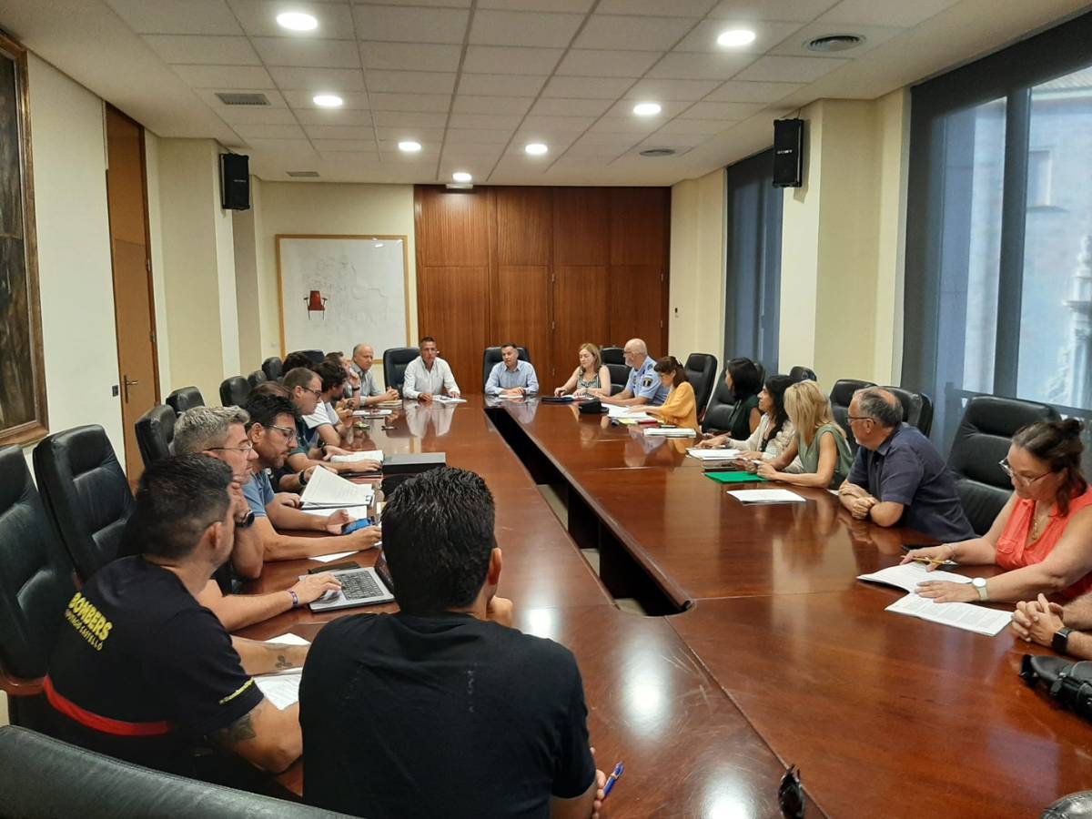 Reunión para ultimar y activar el plan de emergencias del ‘Festival Arenal Sound 2023’ – Burriana (Castellón)