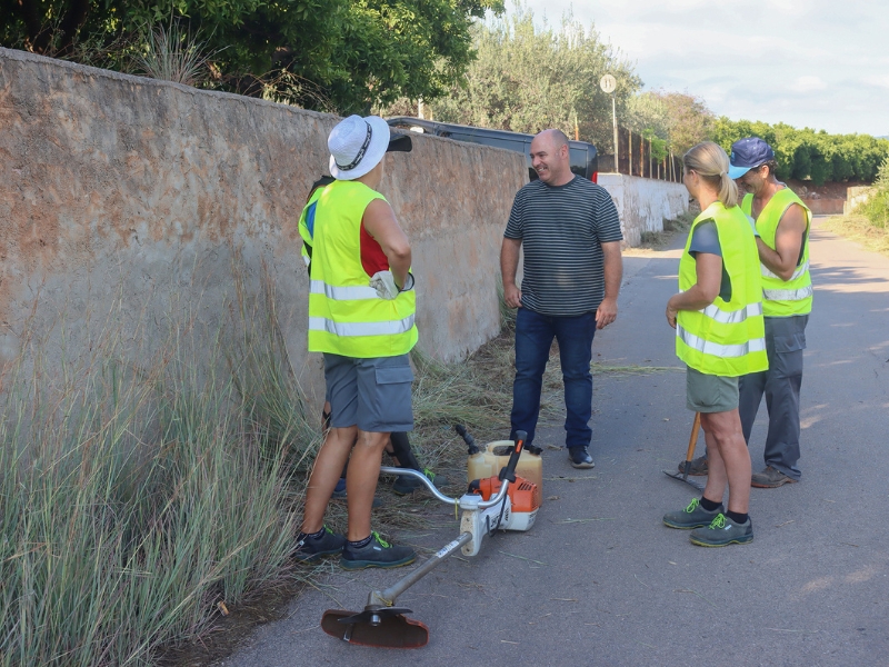 Impulso del empleo local al contratar a trece personas desempleadas para la brigada agraria en Onda -Castellón