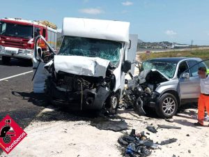 Cinco heridos en accidente de tráfico en Benissa