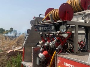 Herido en un incendio por una quema agrícola en Castellón