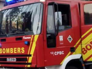 Arde una furgoneta en el Grao de Castellón