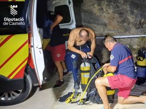 Intensa búsqueda de una persona en el embalse de Ulldecona de La Pobla de Benifassà