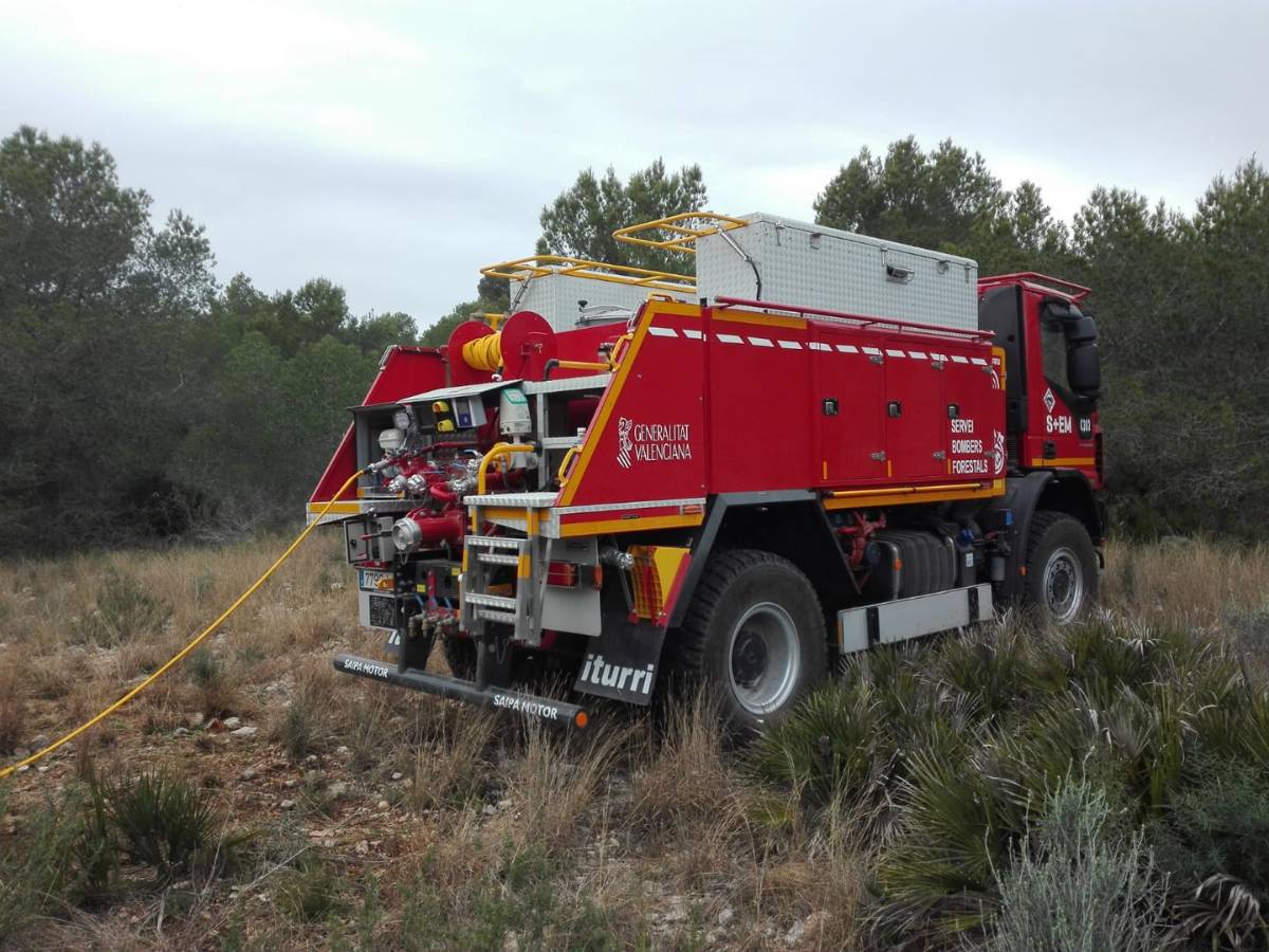 Incendio forestal en Alcalá de Xivert – Castellón