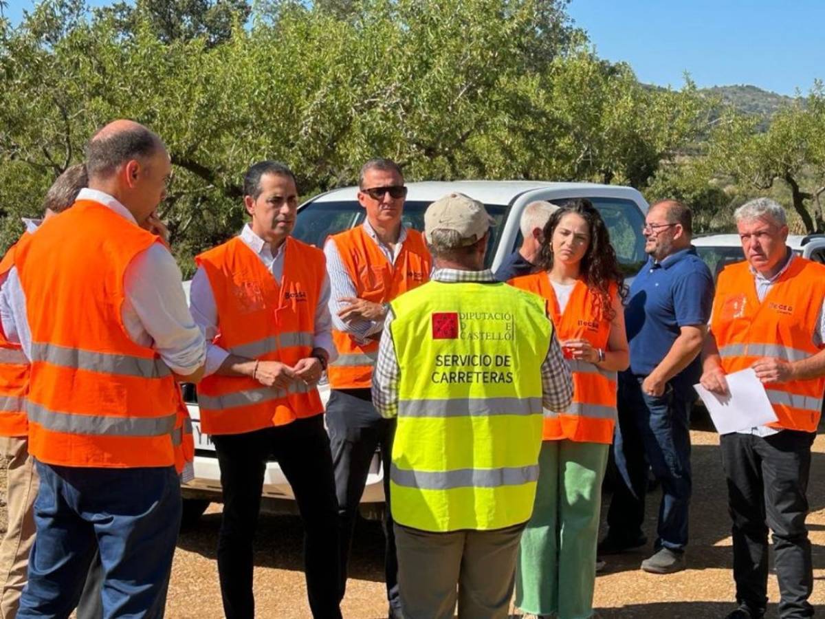 Continuan las obras de la CV-154 en el tramo entre La Serratella, Les Coves de Vinromà y Albocàsser