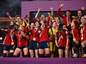 La selección de fútbol femenino de España ‘Campeona del Mundo’