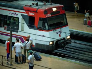 Trenes del Corredor Mediterráneo suspendidos por el temporal