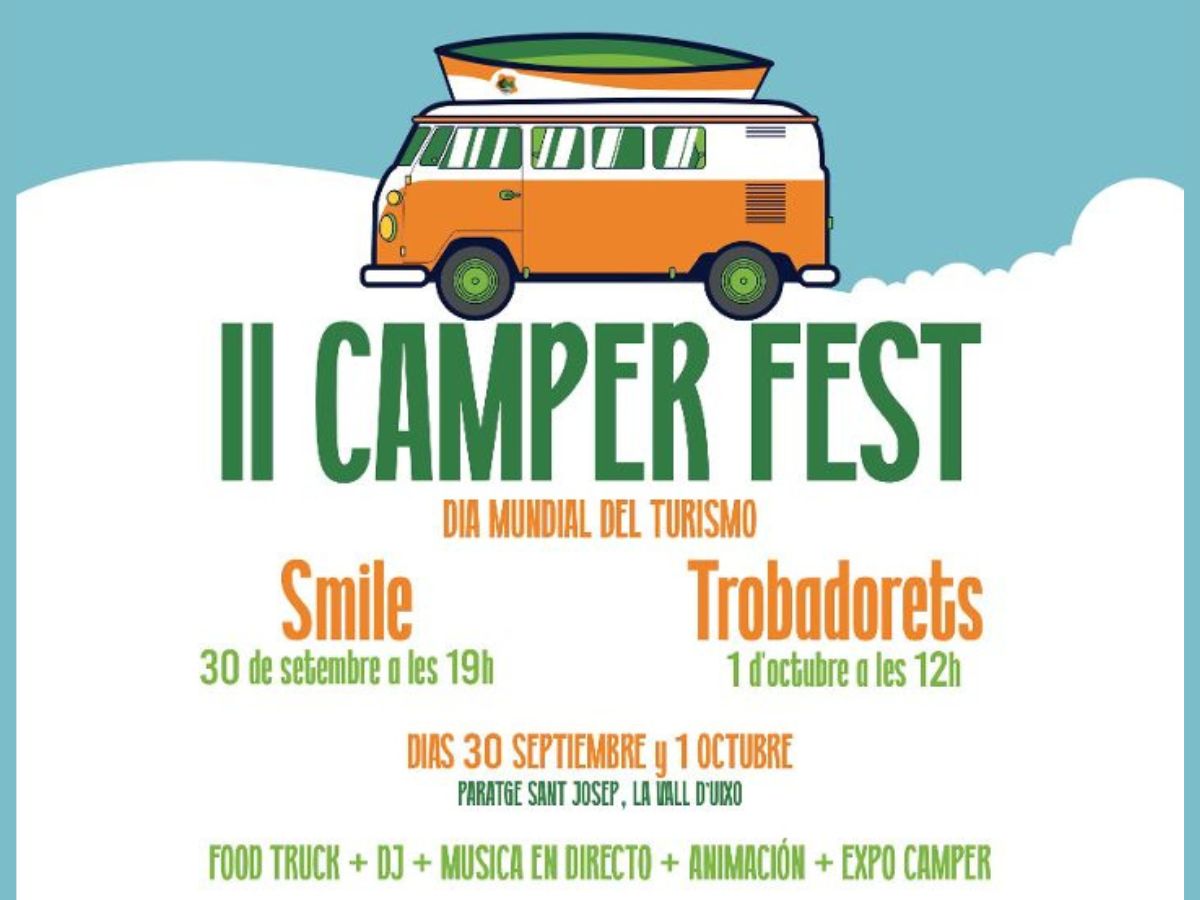 Vall d´Uixó celebra el ‘II Camper Fest’ en las Cuevas de San José