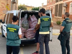 Detenido en San Rafael del Río con 59 kilos de marihuana