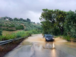 La DANA descarga con fuerza y deja 185 l/m2 en Borriol