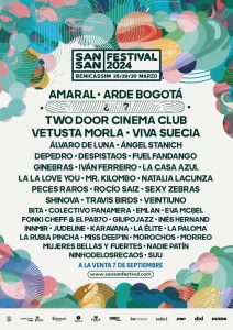 SanSan Festival Benicàssim presenta su cartel para 2024 y celebra su primera década