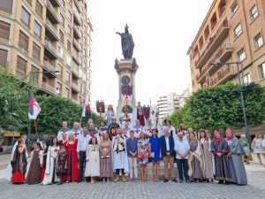 Els ‘Cavallers Templers de Castelló’ rinden homenaje al Rey Jaime I