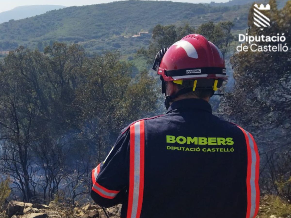 Extinguido el incendio en Adzaneta del Maestrat