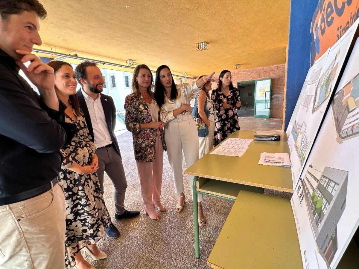 Inicio de las obras del nuevo colegio Juan Sebastián Elcano en el Grao