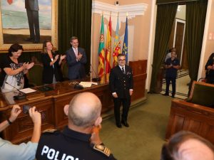 El Ayuntamiento de Castellón da la bienvenida al nuevo Comisario Jefe de la Policía Local