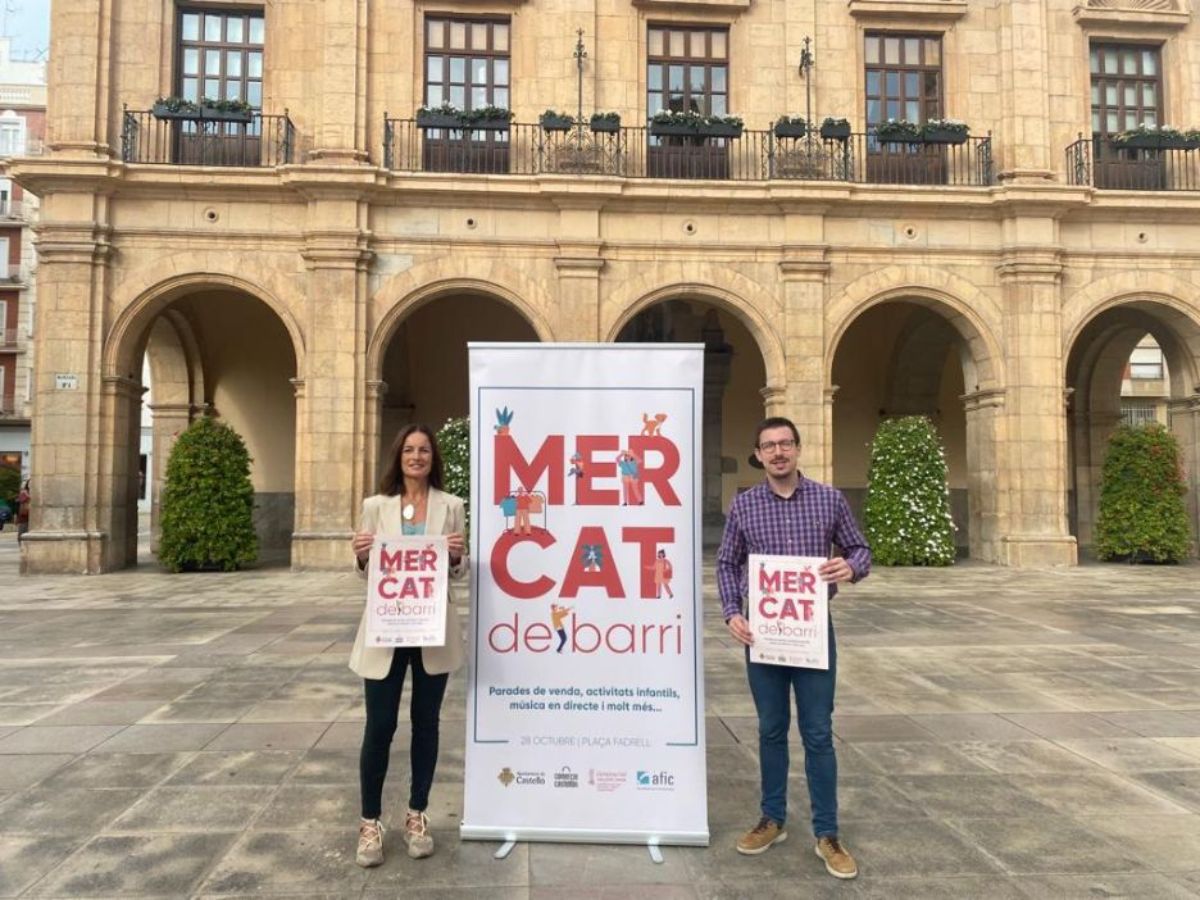 La plaza Fadrell acoge este sábado el ‘Mercat de Barri’