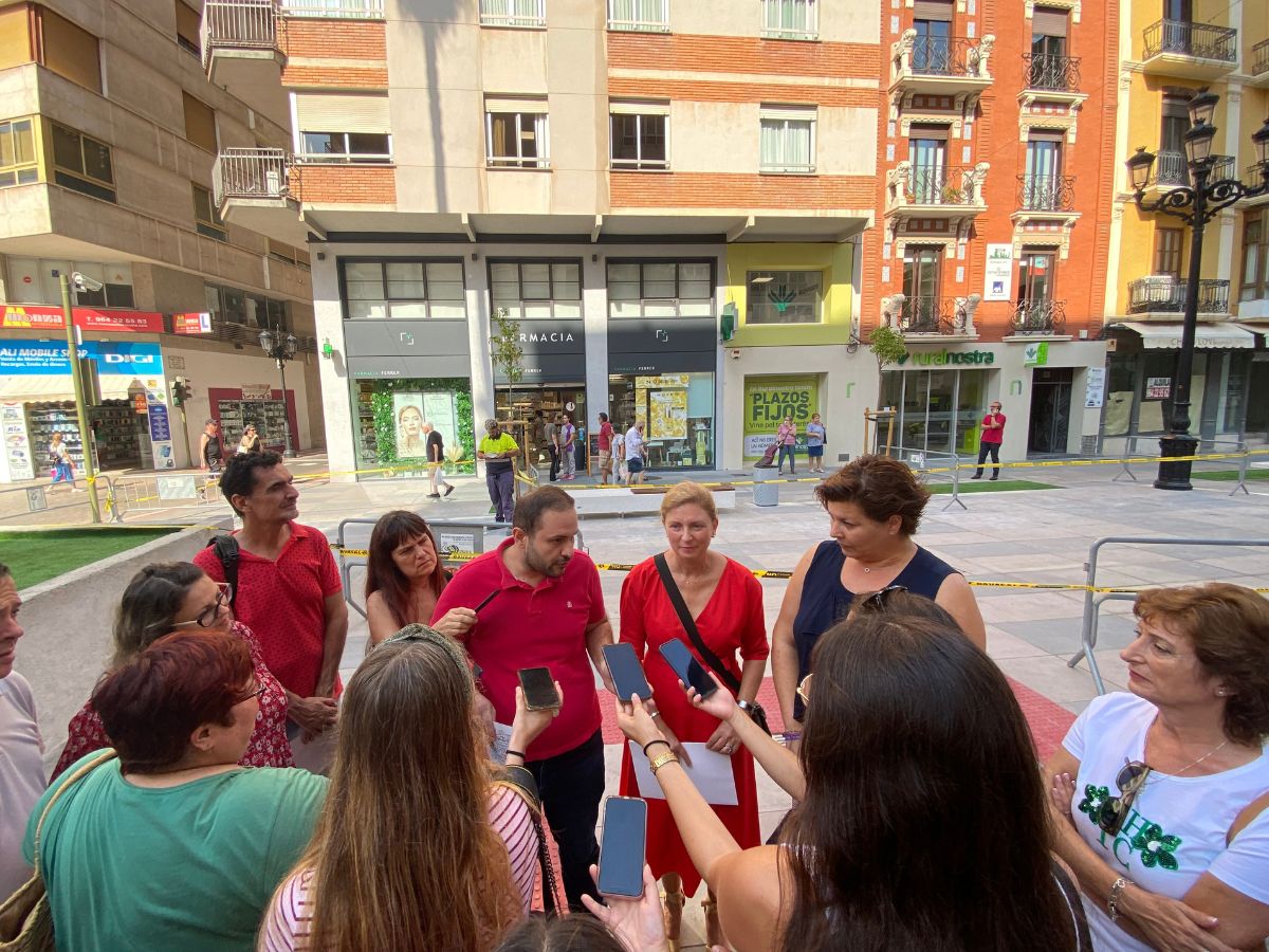 Polémica por la apertura de la Plaza de la Paz de Castellón