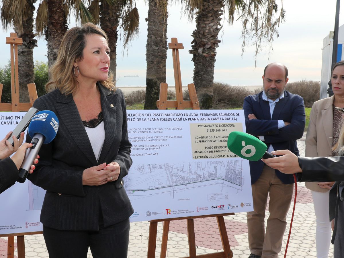 Así quedará la nueva avenida Ferrandis Salvador en el Grao de Castellón