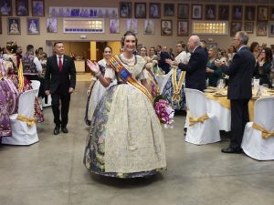 Burriana celebra la cena de gala en honor a la Reina Fallera