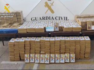 Ocho detenidos y 600 kilos de cocaína incautados en Quart de Poblet