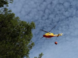 Declarado incendio forestal en Chiva