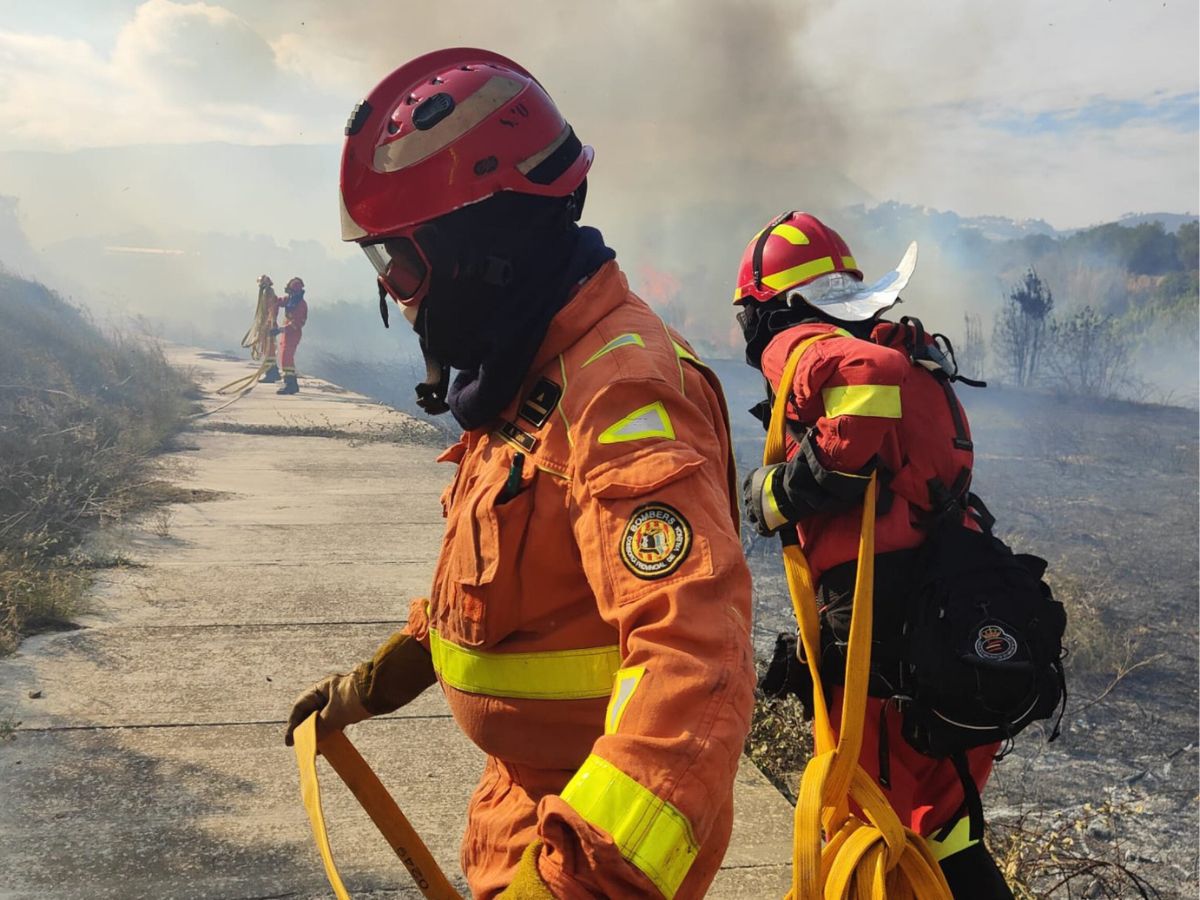 Tercer día del arrasador incendio forestal de Montitxelvo