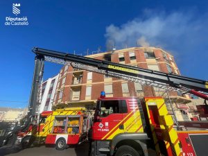 Incendio en una vivienda de Vila-real