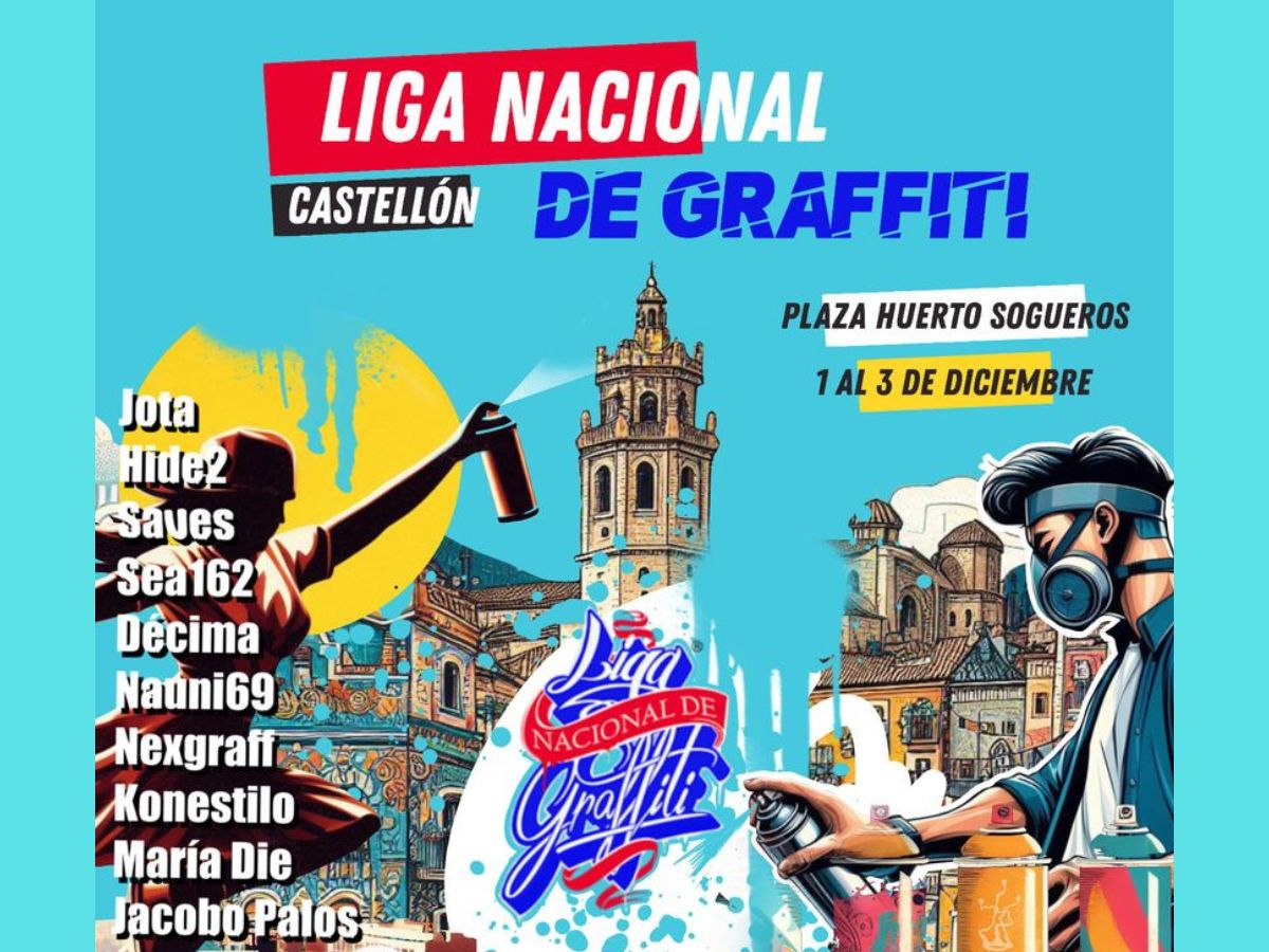 La Liga Nacional de Graffiti aterriza en Castellón