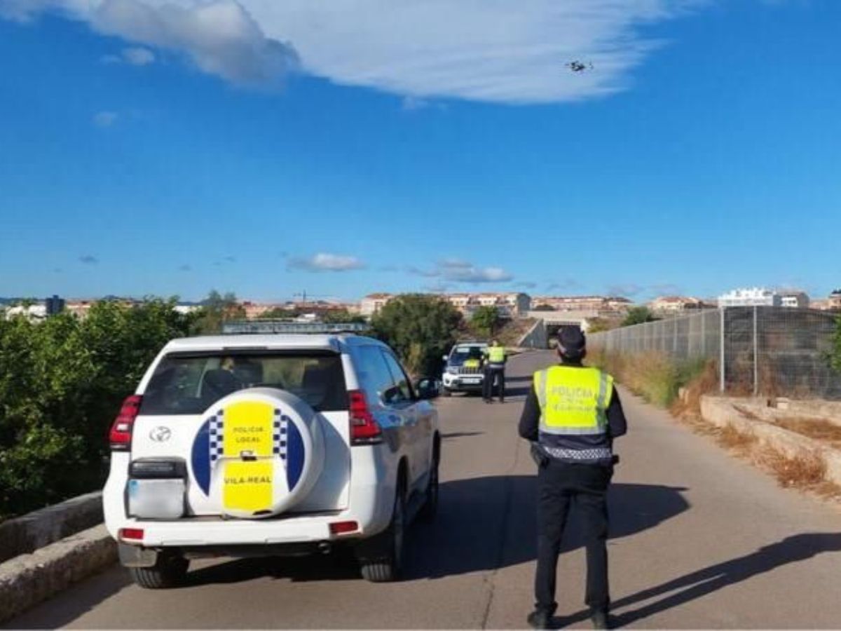 La Policía Local de Vila-real vigila los campos con drones y patrullas